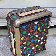 Louis Vuitton Yayoi Kusama Painted Dots Horizon Suitcase (55cm) Dark brown - 3