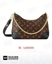 Louis Vuitton Boulogne Monogram Canvas Black 26×16×9.5cm - 2