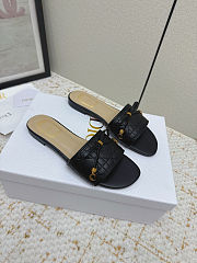 Black Dior Lady D-Lite Slides - 2