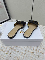 Black Dior Lady D-Lite Slides - 5
