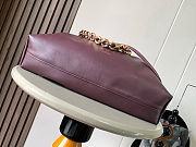 Loewe Flamenco Purse Bag Women's Shoulder Bag in Burgundy Red 30cm～20cm～10.5cm - 2