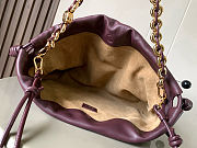 Loewe Flamenco Purse Bag Women's Shoulder Bag in Burgundy Red 30cm～20cm～10.5cm - 3