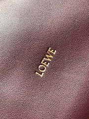 Loewe Flamenco Purse Bag Women's Shoulder Bag in Burgundy Red 30cm～20cm～10.5cm - 6