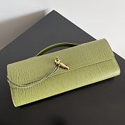 Bottega Veneta Andiamo Crocodile Clutch Matcha Bag 31x13x3cm - 6