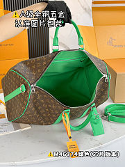 Louis Vuitton Keepall Bandoulière 50 Green 50x29x23 cm - 6