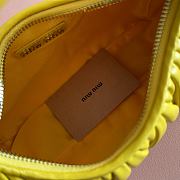 Miu Miu Wander Bag Matelasse Nappa Yellow 23x13x7cm - 6