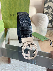 Gucci Wide Belt with Interlocking G Buckle 3.7cm - 3
