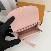 Louis Vuitton Rosalie Coin wallet in pink 11×8×2.5cm - 2