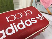Gucci x adidas Small Shoulder Red Bag 24.5x16.5x9.5cm - 5