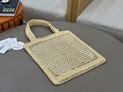 Chloe Summer Banana logsdetail Raffia Tote Yellow Bag 33*37*2cm - 6