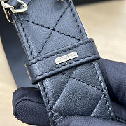 Chanel Quilted Black Leather Belt  - 3
