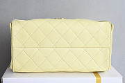 Chanel 25 Small Handbag Calfskin Yellow 30x26x14cm - 3