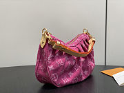 Louis Vuitton Pochette Valley Monogram Denim Pink Fuchsia Bag 15x7x21cm - 6