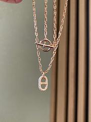 Hermes Mini Maillon Necklace - 4