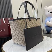 Gucci Totissima Medium Tote Bag Beige 30x28x26cm - 6