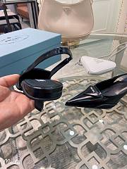 Prada Brushed Leather Slingback Pumps 3cm - 6