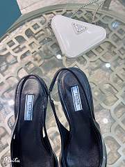 Prada Brushed Leather Slingback Pumps 3cm - 4