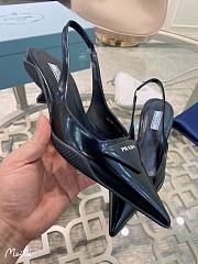 Prada Brushed Leather Slingback Pumps 3cm - 2