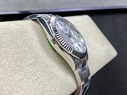 Rolex Datejust II Silver Diamond Dial Watch 41MM - 2