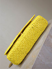 Saint Laurent Jamie Medium Chain Yellow Bag 25x15x7.5cm - 5