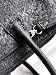 Chanel Calfskin Cerf Executive Shopper Tote Black 24 x36 x14 cm - 4