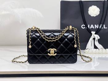  Chanel Double Gold Ball 22 bag 22 cm