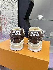 Louis Vuitton x Tyler the Creator LV Trainer sneakers in Mocha Multicolor - 3