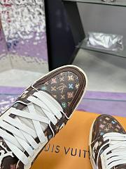 Louis Vuitton x Tyler the Creator LV Trainer sneakers in Mocha Multicolor - 4
