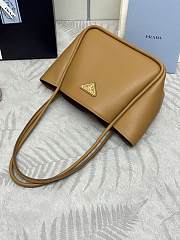 Prada Brown Leather Tote 25x21.5x14cm - 4