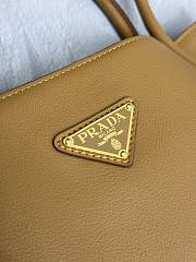 Prada Brown Leather Tote 25x21.5x14cm - 3