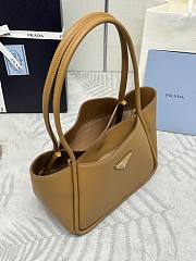 Prada Brown Leather Tote 25x21.5x14cm - 2