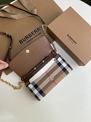 Burberry House Check Canvas and Leather Henley Wallet on Chain 21 x 4 x 11cm - 4