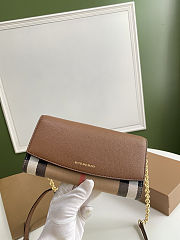 Burberry House Check Canvas and Leather Henley Wallet on Chain 21 x 4 x 11cm - 3