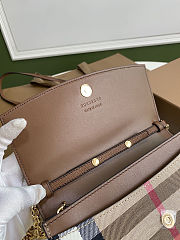 Burberry House Check Canvas and Leather Henley Wallet on Chain 21 x 4 x 11cm - 2
