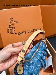 Louis Vuitton Pochette Valley Monogram Denim Blue Bag  - 3
