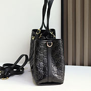 Gucci Gg Emblem Large ToteBag, Leather in Black 31x18x11cm - 4