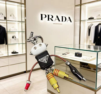 Prada Edward Robot Trick Keychain