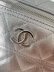 Chanel Top Handle Long Vanity Case with Chain 19.5x5x17cm - 2