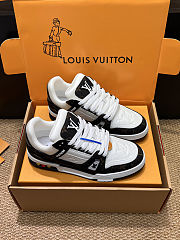 Louis Vuitton Trainer Black White Sneaker - 1