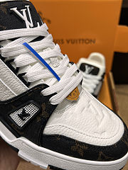 Louis Vuitton Trainer Black White Sneaker - 4