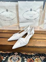 Prada Open-side Leather Pumps high heels 4.5cm - 6
