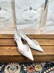 Prada Open-side Leather Pumps high heels 4.5cm - 3