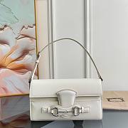 Gucci Horsebit Ristretto mediumshoulder bag in white 26 x 14.5 x 4.5 - 2