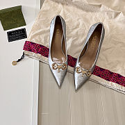 Gucci Zumi Mid-Heel Pumps 7cm - 1
