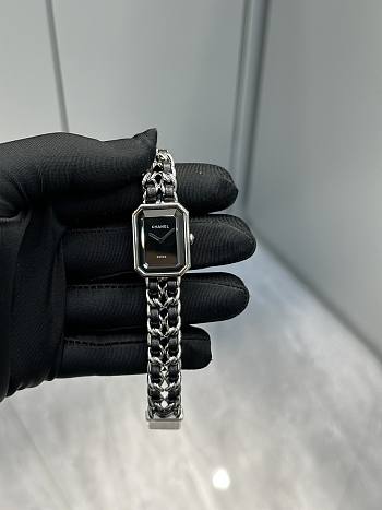 Chanel Premiere Gourmette Chain Watch Steel 