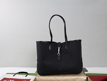 Gucci Jackie medium totebag in black 45x28x12cm