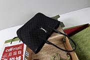 Gucci Jackie medium totebag in black 45x28x12cm - 4