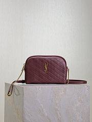 YSL GABY camera bag inlambskin in Bordeaux 19x3x3.5cm - 1