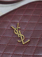 YSL GABY camera bag inlambskin in Bordeaux 19x3x3.5cm - 2