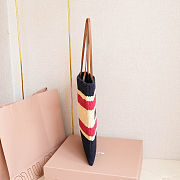 Miu Miu Women's' Crochet Tote Bag in Navy 30 x 38 cm - 5